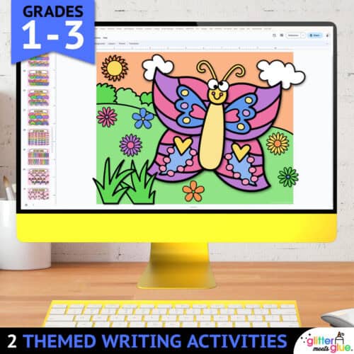 build a butterfly google slides