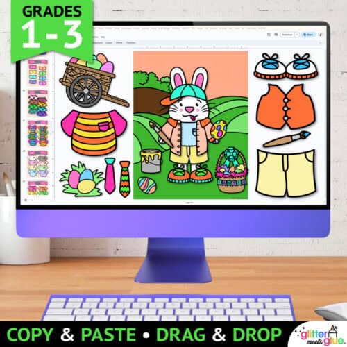 easter bunny digital craft