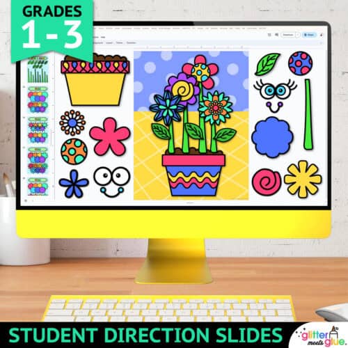 build a flower google slides