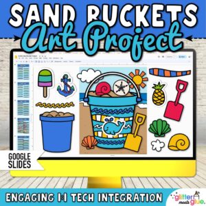 digital sand bucket art project