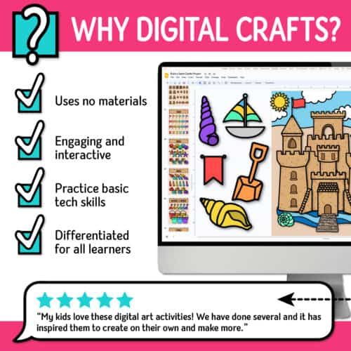digital art projects for elementary