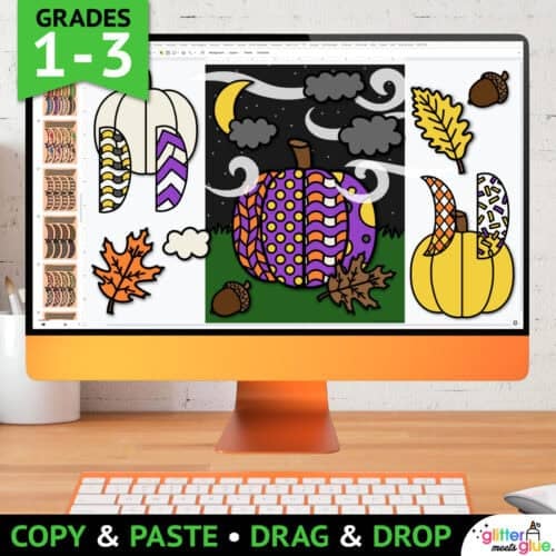 digital build a fall pumpkin