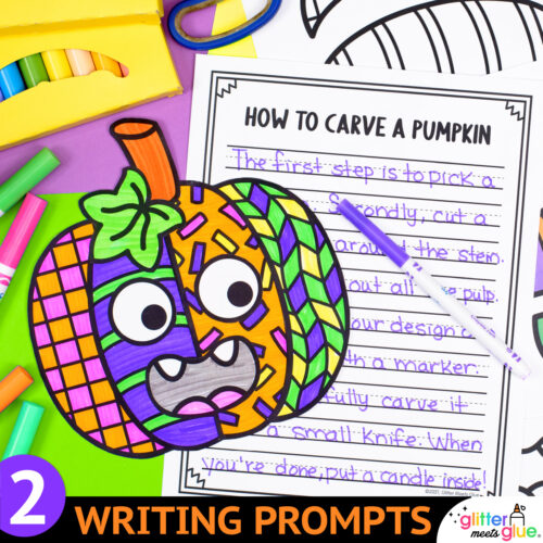 halloween writing craft 1st grade