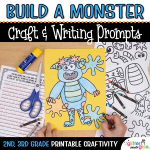 monster coloring craft