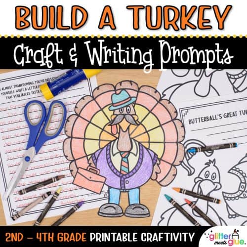 turkey coloring craft