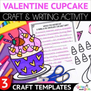 valentine cupcake craft