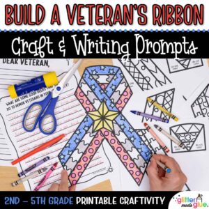 veterans day coloring craft for elementary