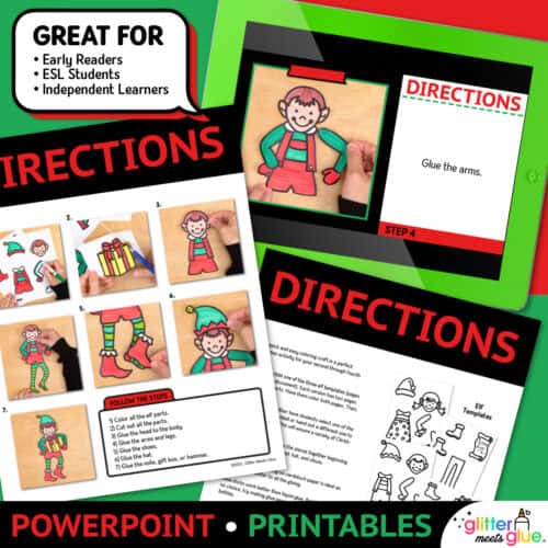 elf yourself printable template