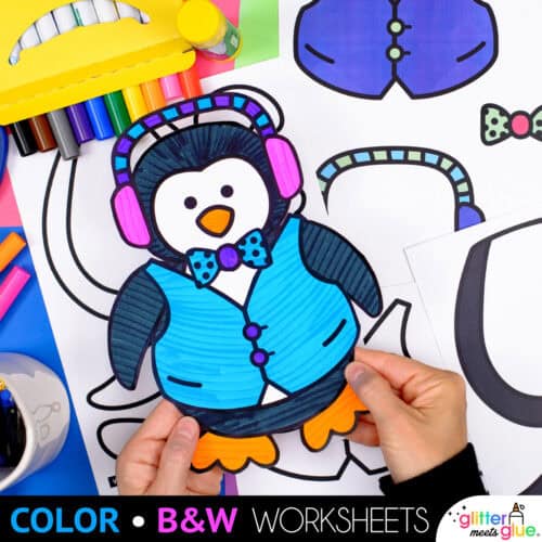 build a penguin craft