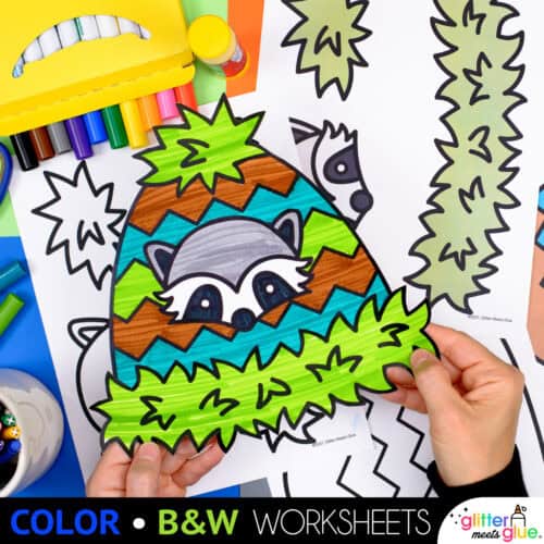 snow day craft for 1st grade