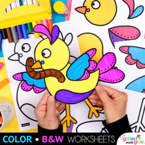 bird craft template