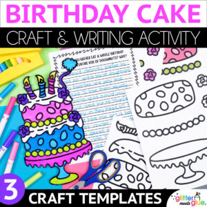 birthday cake craft for read across america