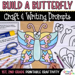 butterfly coloring craft