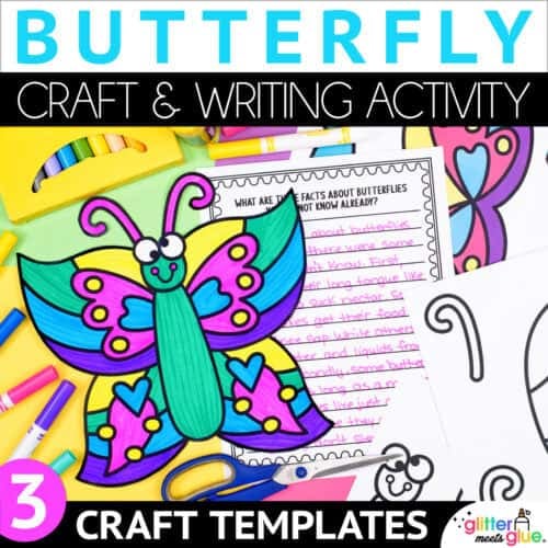 Butterfly Coloring Craft