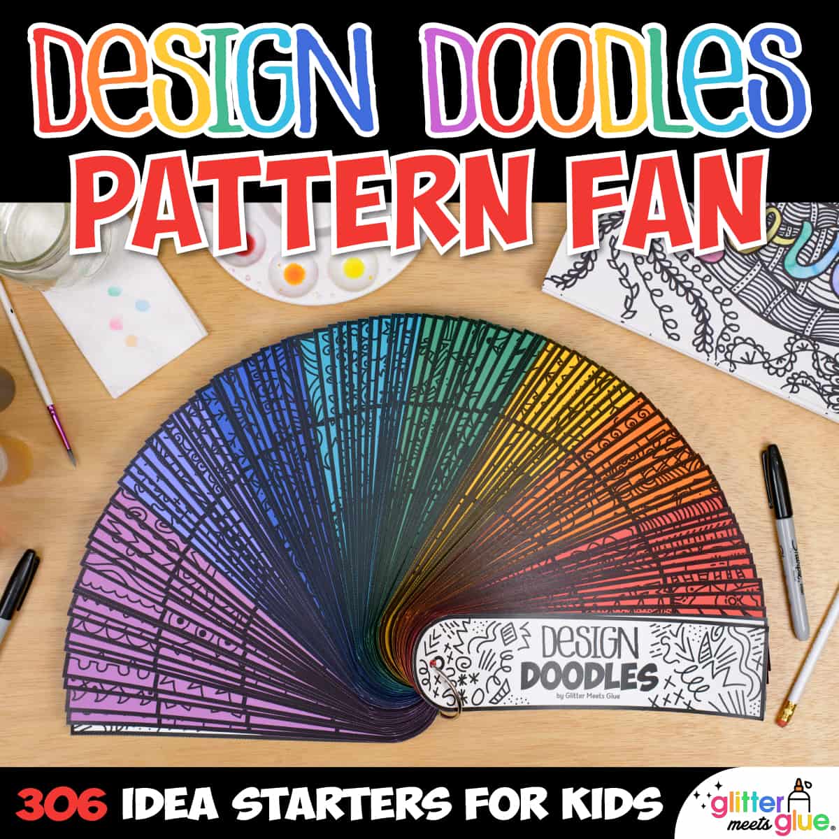 design doodles interactive fan deck for middle school art lessons