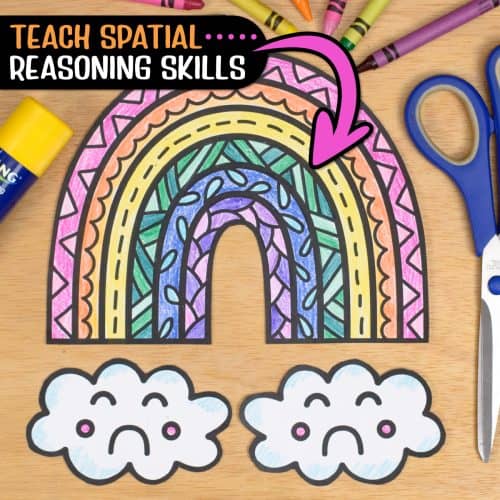 build a rainbow craft