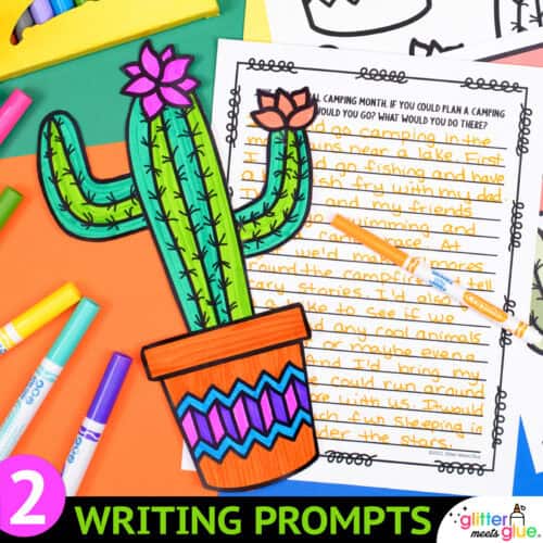 cactus cut and paste craft