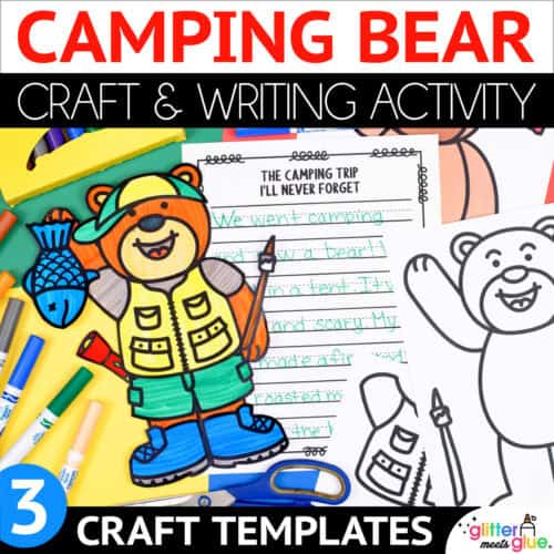 camping bear craft