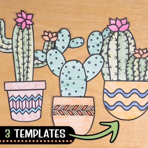 easy cactus craft