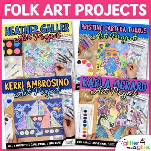 folk art projects for elementary and middle school