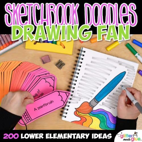 sketchbook ideas beginner drawing prompts