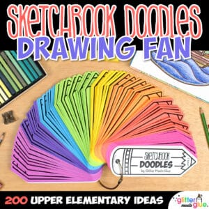 sketchbook prompts for upper elementary art class