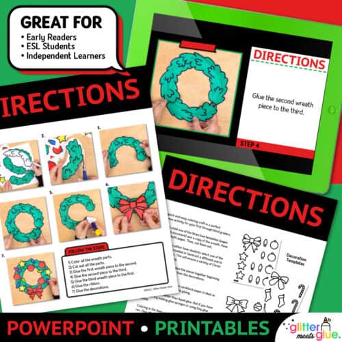 christmas wreath template
