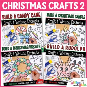 Christmas coloring crafts for 1st, 2nd, and 3rd grade