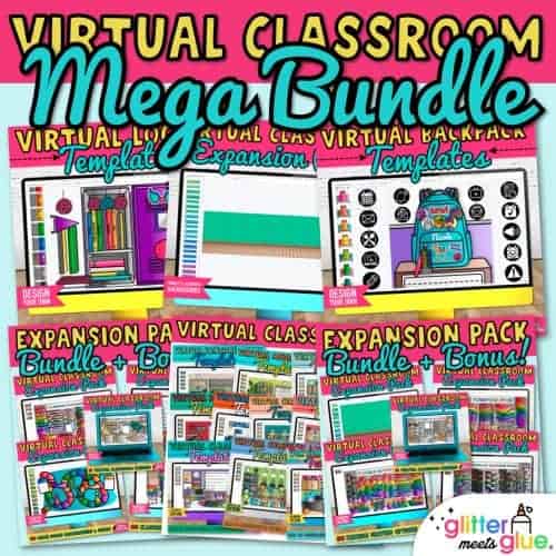 virtual classroom mega bundle for teachers