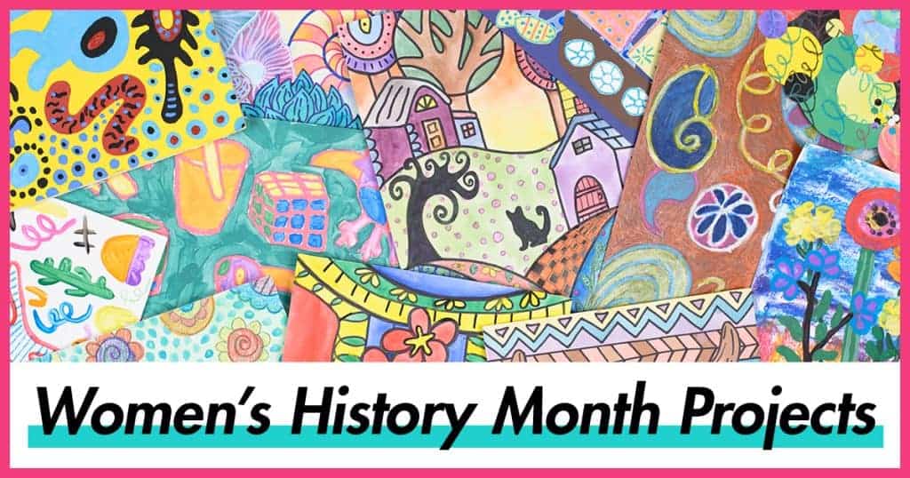 womens history month art projects