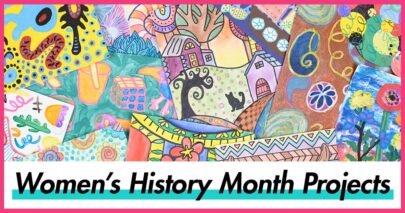 womens history month art projects