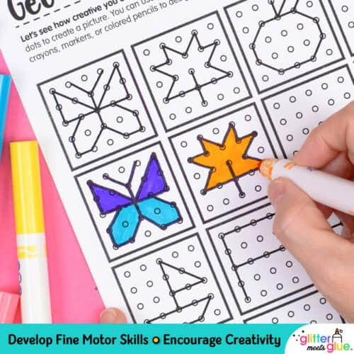 geoboard worksheets for kids