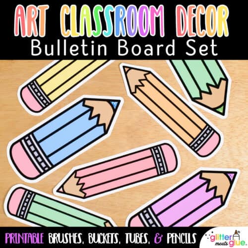 art classroom wall decor for elementary