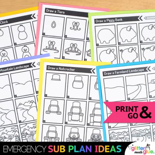 drawing guides for elementary and middle school art lessons