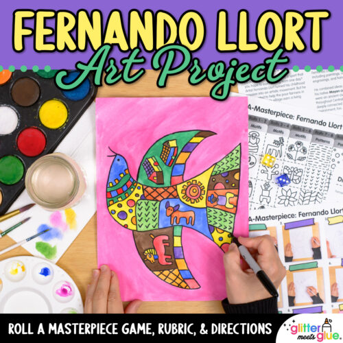 fernando llort art project for elementary kids