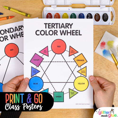 color wheel posters