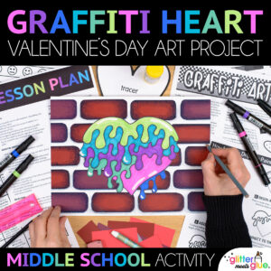 graffiti art project for middle school