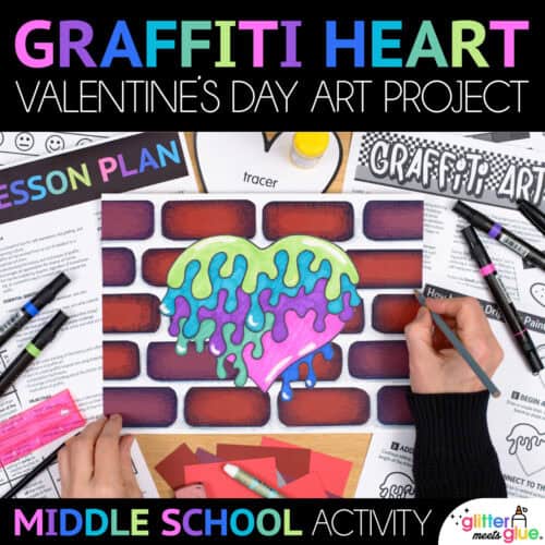 graffiti art project for middle school