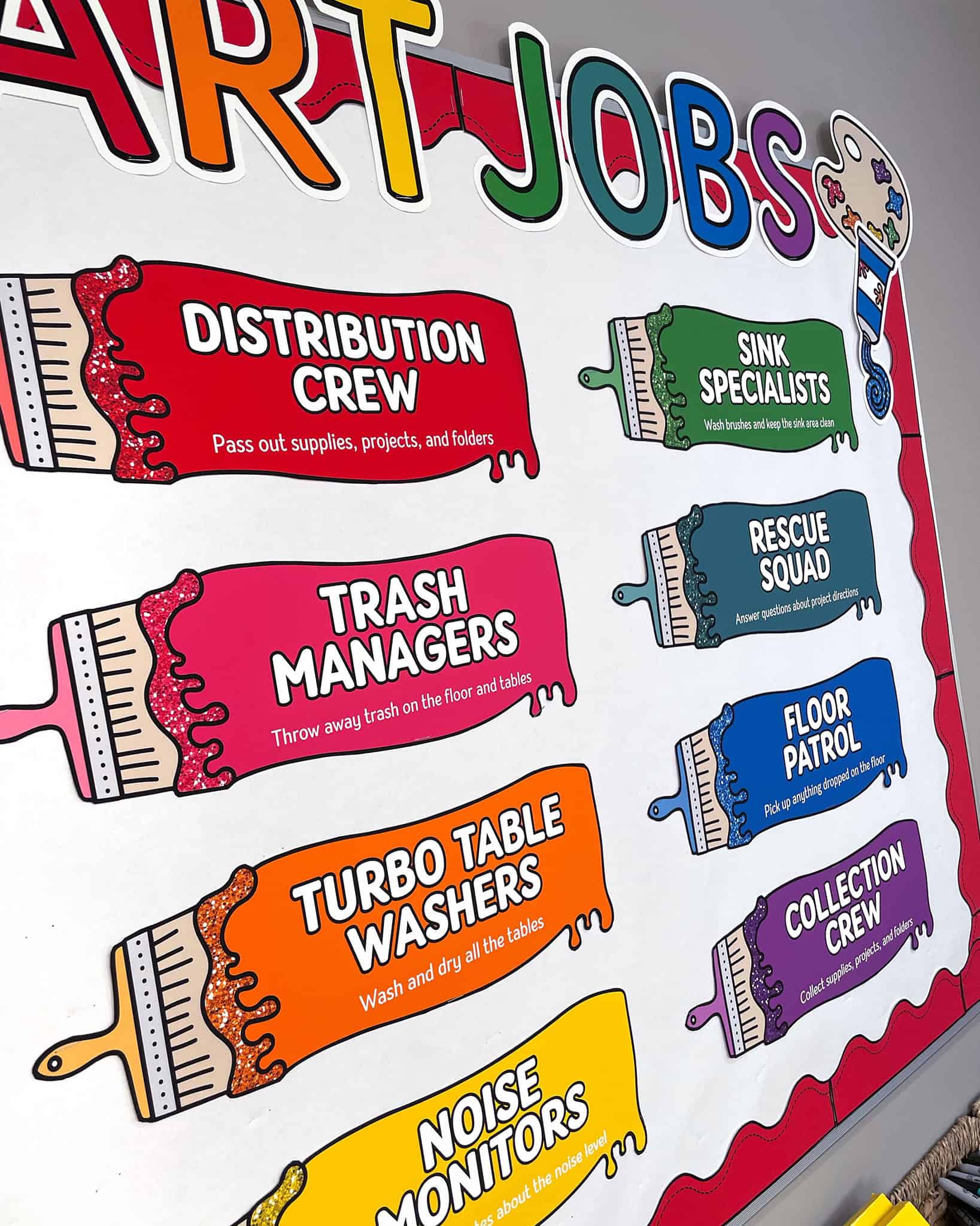 SHOP ART ROOM BULLETIN BOARD SETS