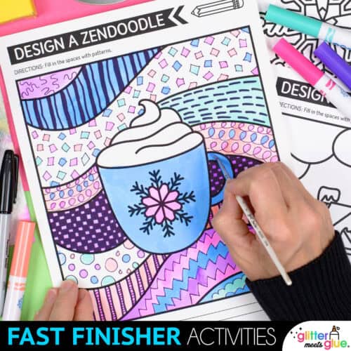 zendoodle hot cocoa project for elementary