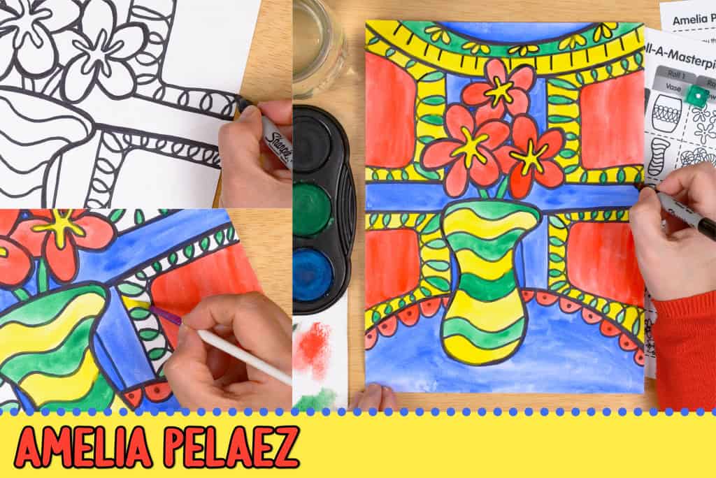 amelia pelaez stained glass window art lesson