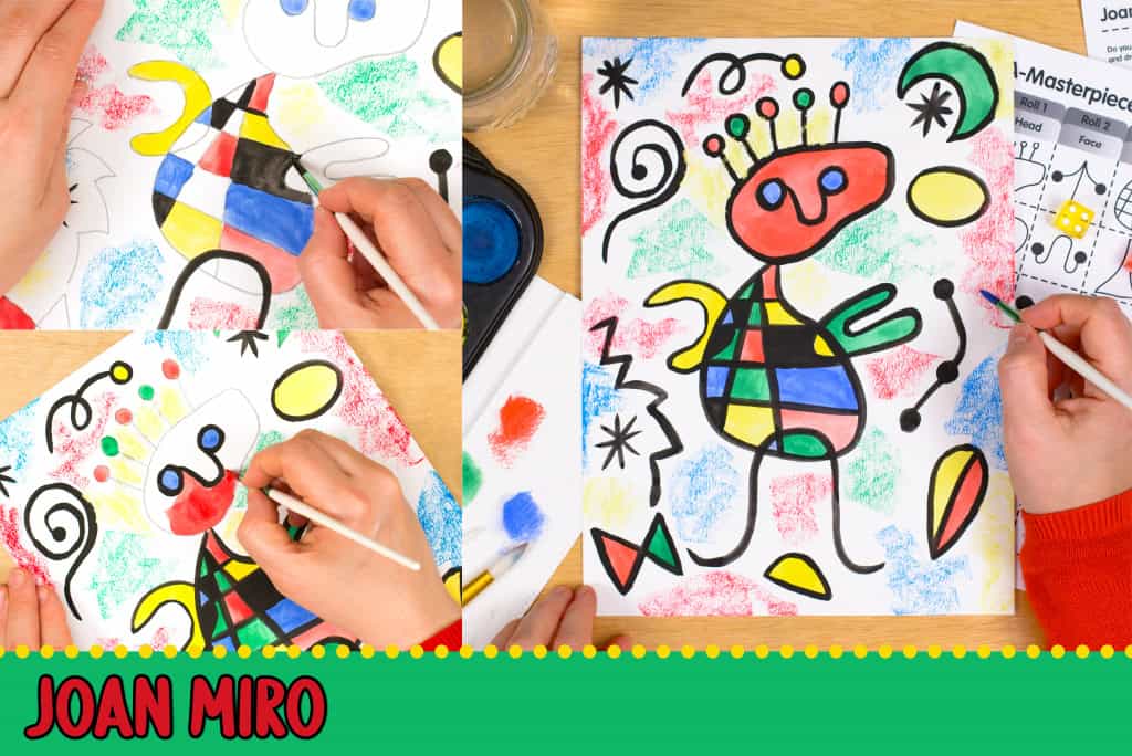 joan miro art project for kids