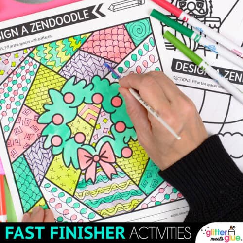 christmas early finisher activities