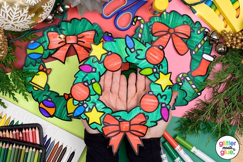 easy christmas wreath craft