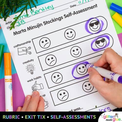 self-assessment rubric for marta minujin project