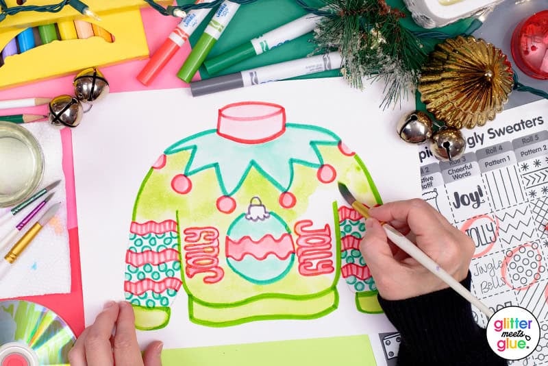 ugly sweater art project