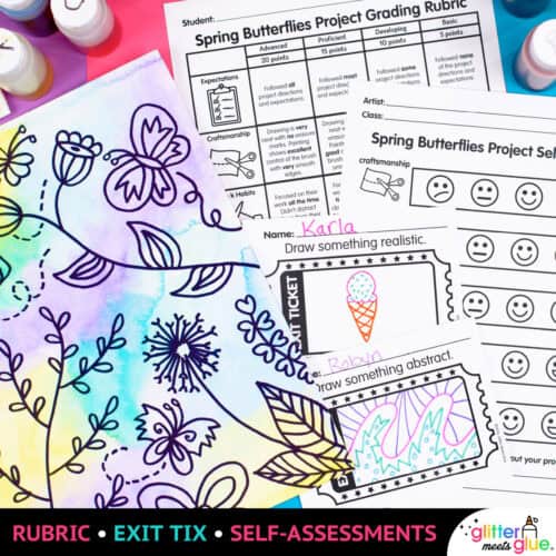 2nd grade art project assessment