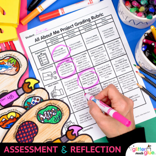art project grading rubric