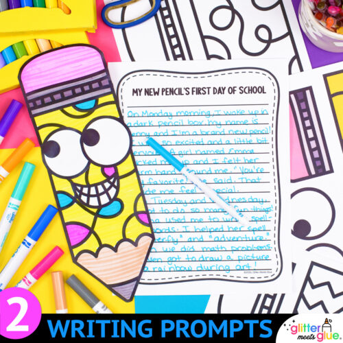 back to school cut and paste activity