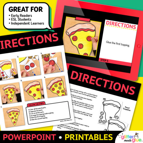 color cut and glue worksheets